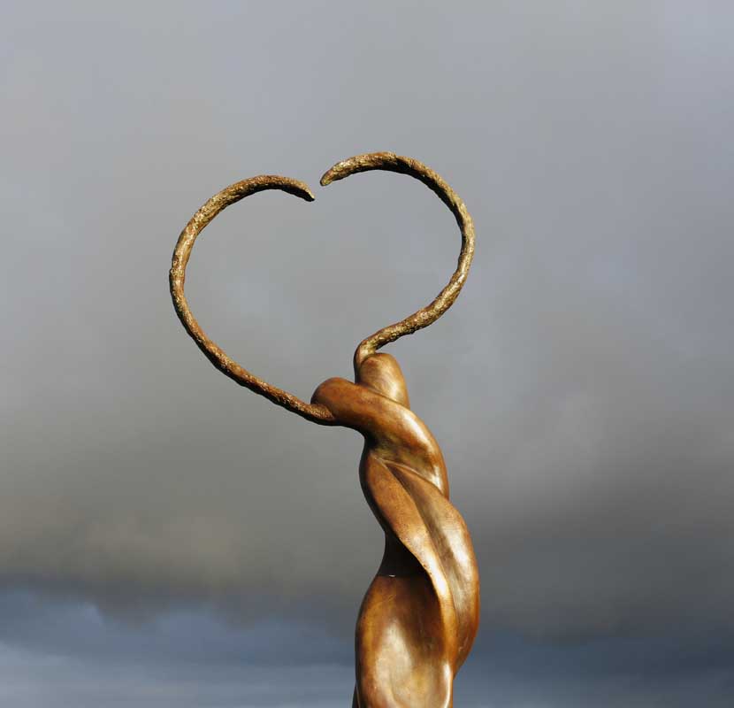 Sonja Vishnudart - Bronze Sculptures - Open Your Heart
