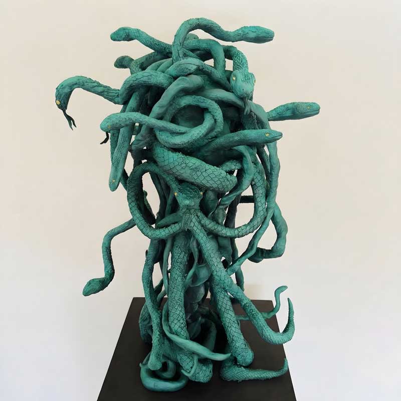 Sonja Vishnudart - Bronze Sculptures - Medusa