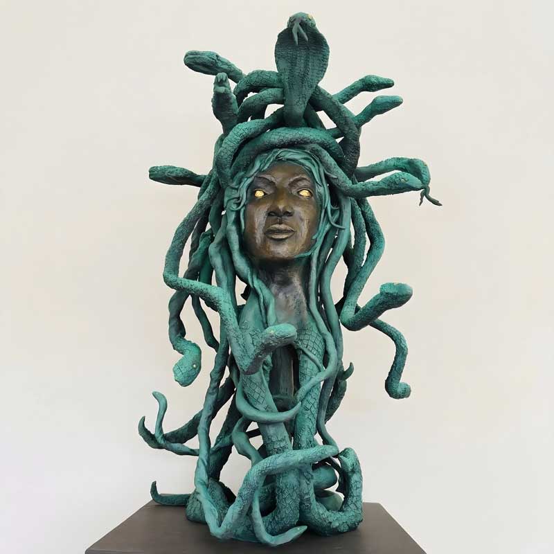 Sonja Vishnudart - Bronze Sculptures - Medusa